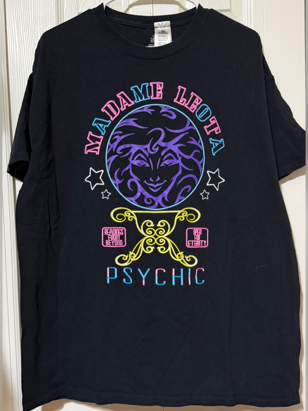 Haunted Mansion Madame Leota Psychic T Shirt Black Size XL Disney Parks MNSSHP